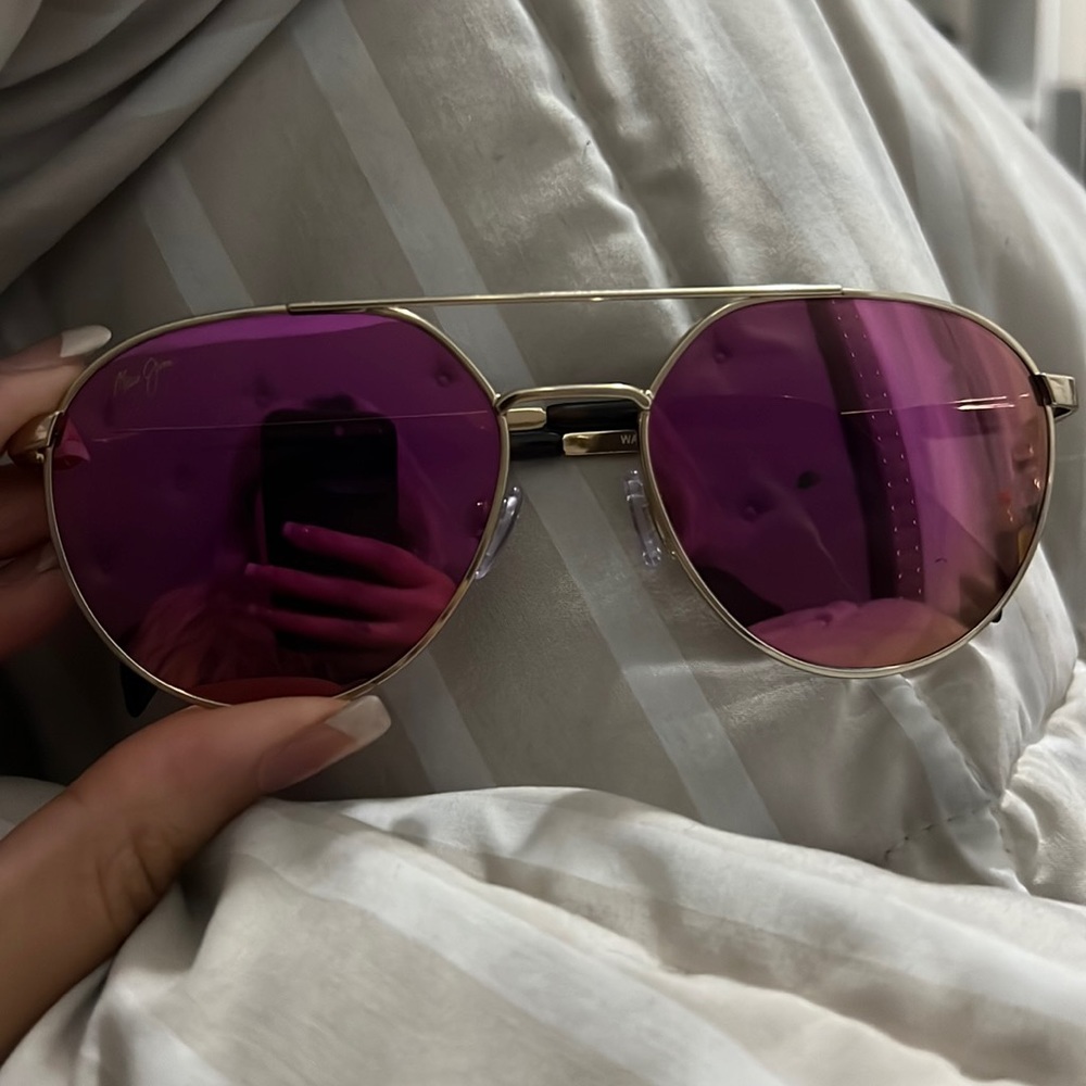 Maui Jim sunglasses mj 830-16 pink mirror gold Frame non prescription